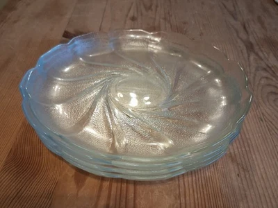 4 Teller aus Glas - 19 cm Durchmesser - Bild 1 von 2