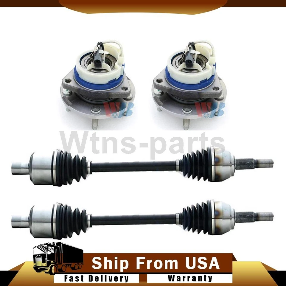 KIT DE COJINETE DE RUEDA Y EJE CV 4X PARA CHEVROLET CORVETTE 2006-2007 TRAKMOTIVE WJB Foto 1 de 4