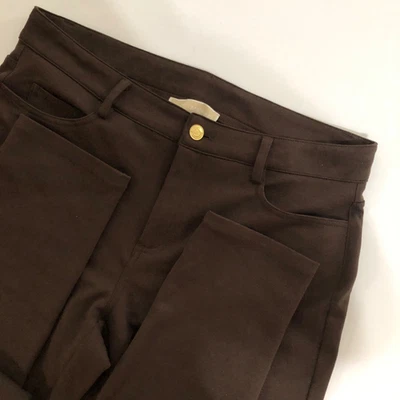 Michael Kors Pants Womens Size 10 Brown  Stretch Skinny Jegging - Image 1 of 4