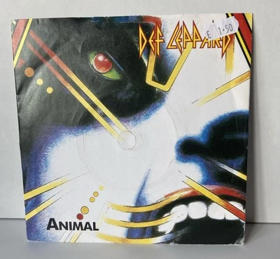 Def leppard animal Vgc condition 7” vinyl 45 phonogram Rock Metal - Image 1 of 4