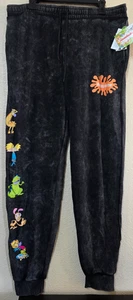 Nickelodeon Women's Sweatpants Jogger Black Size XL BRAND NEW - Picture 1 of 7