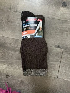Dickies Steel Toe Crew 3 Pairs Thermal Acrylic Socks Size 6-12 New - Afbeelding 1 van 6