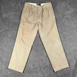 Pantalon vintage POLO RALPH LAUREN homme W36 L30 velours côtelé jumbo cordon plissé années 90 - Photo 1/12