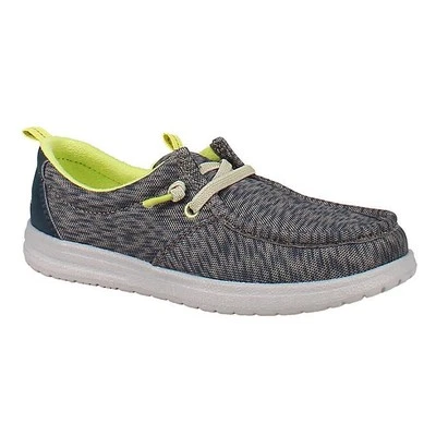 Zapato sin cordones Eddie Bauer de lona para niños talla 13 azul Foto 1 de 4