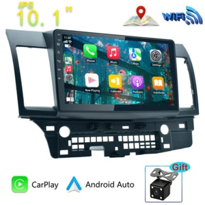 10.1'' Apple Carplay For Mitsubishi Lancer 2007-12 Android Auto Car Stereo Radio - Picture 1 of 18