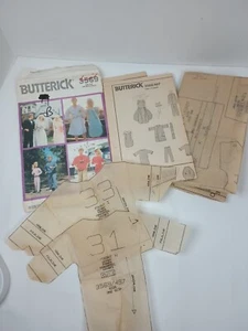 Butterick 3569 Fashion Doll Wedding Sewing Pattern 1989 Cut Envelope Damage - Picture 1 of 6