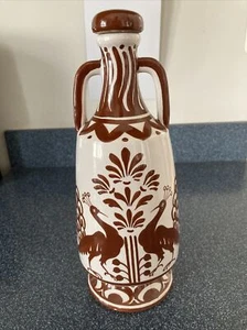 Vintage Distillerie Pedroni Milano Italy Glasflasche - Faenza mit Stopfen - Bild 1 von 8