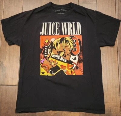 Camiseta Juice WRLD 999 Negra Gráfica Goodie Dos Mangas - Unisex Grande Foto 1 de 3