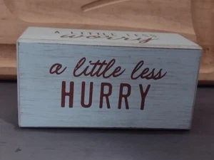 Decorative Table Block - Four Inspirational Sayings - Picture 1 of 6