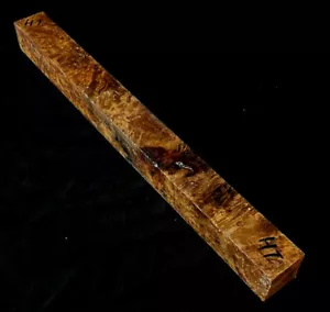 Amboyna Burl Wood 1,5x1,5x18 Pool Queue leeres Messer Pistole Griff Türknöpfe Holz - Bild 1 von 3