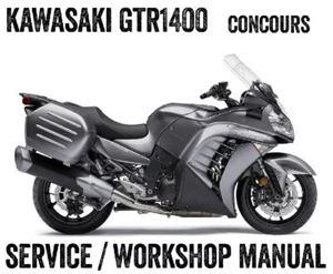 2010-2017 Kawasaki GTR1400 Concours 14 Repair Workshop Service Manual PDF File - Picture 1 of 5