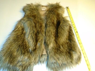 Colete de pele sintética Cherokee Woans grande XL peludo limpo - Imagem 1 de 4