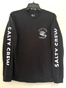 Salty Crew Hot Rod Boy's L/S Black Tee Shirt 8 to 14 Years Medium SS27 - Picture 1 of 5
