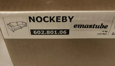 IKEA Nockeby Bezug für 3 -er Sofa Risane Weiß 602.801.06 Cover NEU OVP - Bild 1 von 2