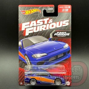 Hot Wheels Nissan Silvia S15 Blue Fast and Furious Tokyo Drift Serie 1 3/10 - Picture 1 of 3