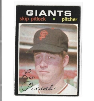 1971 O-Pee-Chee #19 Skip Pitlock EXMT - Image 1 of 2