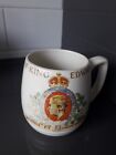 King Edward Viii Coronation Mug,royal Collectable, Small Chips To Rim