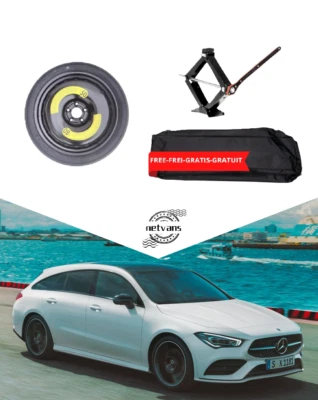 Ersatzrad Reserverad Notrad 17" für MERCEDES CLA mit Wagenheber 125/80R17 - Bild 1 von 4