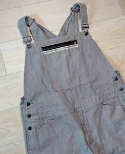 Marithe Francois Gribaud Vintage Y2K grau Denim weites Bein Baggy Overall XXL - Bild 1 von 15