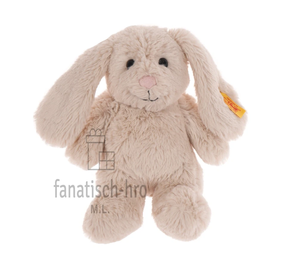 Steiff Hoppie Hase Kuscheltier - Grau, 18cm