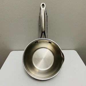 CUISINART Saucier Pour Pan 1 Qt Stainless Steel Pot Chefs Classic Model 735-160P - Picture 1 of 10