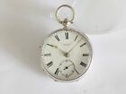 1875 Hi-Quality Silver Fusee Pocket Watch J.W.Benson London Excellent Condition