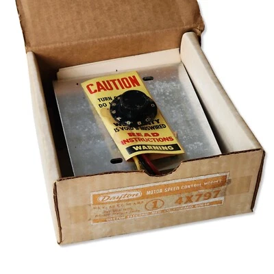 NOS Dayton 4X797 60 Cycle 10A AC DC Motor Speed Control - Image 1 of 4