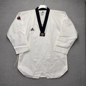 Adidas Taekwondo Korea GI Mens Sz 6 White USA Pullover Martial Arts - Picture 1 of 10
