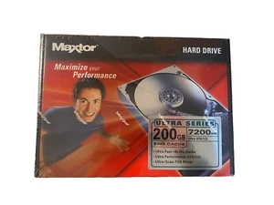MAXTOR Ultra Series 200GB 7200 RPM Ultra ATA/133 Internal Hard Drive NEW SEALED - Picture 1 of 5