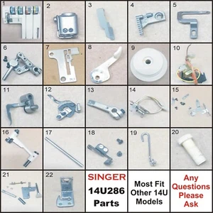 SINGER USED SERGER PARTS FROM 14U286 MOST FIT OTHER 14U MODELS ORIGINAL PARTS - Picture 1 of 43