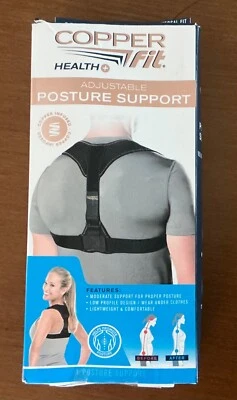 Soporte de postura ajustable COPPER FIT HEALTH para hombro y espalda Foto 1 de 4