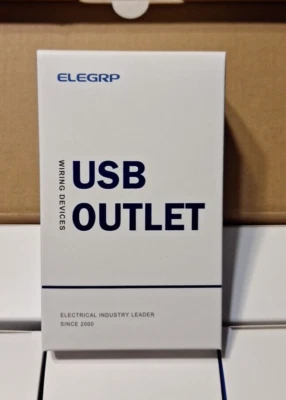 Usb Charger Wall Outlet Usb Receptacle With Type A & Type C Usb Ports 15 Amp - Image 1 of 2