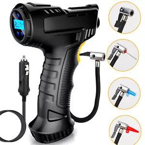 150PSI Digital Car Tire Inflator Electric Air Pump For Car Bicycle Balls Pools - Picture 1 of 12