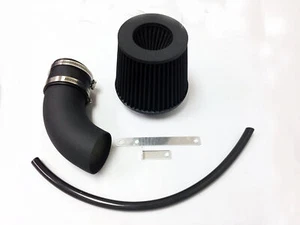 All BLACK COATED Air Intake Kit & Filter For 2001-2005 Hyundai Accent 1.6L L4 - Picture 1 of 2