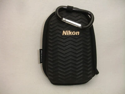 Nikon compact Camera Case Bag with clip - Genuine 5" x 3" x 1" - Image 1 of 4