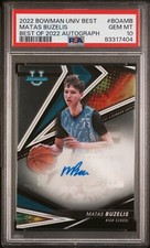 2022-23 Bowman University Best Matas Buzelis Rookie Auto RC PSA 10 GEM #1 PICK?