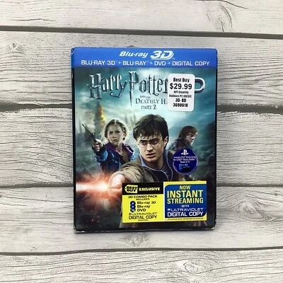 Harry Potter and the Deathly Hallows Part II 3D & Blu-ray & DVD - Image 1 of 4