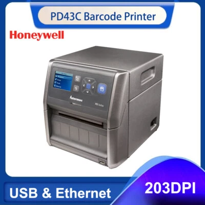 Honeywell Intermec PD43C Thermal  Label Printer 203dpi USB Ethernet with Screen - Image 1 of 4