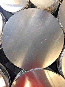 ALUMINIUM CIRCLE DISC PLATE FLANGE 150mm DIAMETER - 3mm THICK - Picture 1 of 5