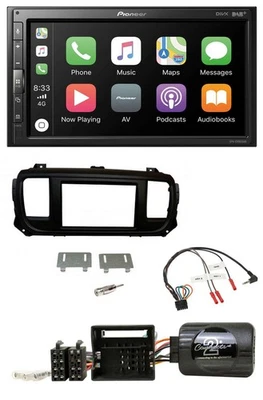 Pioneer USB Lenkrad DAB 2DIN Bluetooth Autoradio für Toyota Proace Citroen Jumpy - Bild 1 von 4