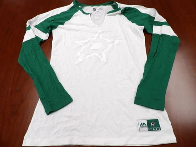 CAMISA MUJER FAN FASHION MAJESTUOSA NHL DALLAS STARS BLANCA MANGA LARGA TALLA M Foto 1 de 4