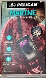 Pelican Marine Sacoche Étanche Téléphone IP68 Écran Tactile Noir Neuf Boîte - Photo 1 sur 5