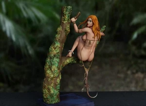 Jungle Girl | Exclusive3dPrints | Commission | Exotic | NSFW | Painted | - Picture 1 of 2