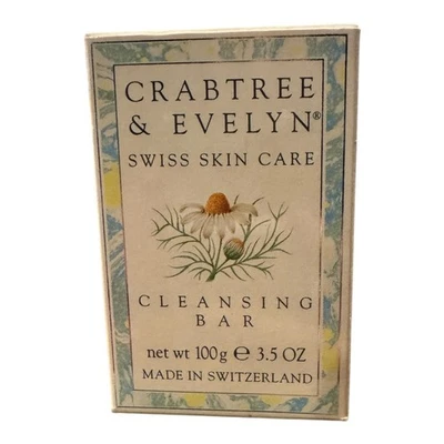 Vtg 1986 Crabtree & Evelyn Swiss Skin Care Bar Bath Body Soap 53.5 oz 100g Rare - Image 1 of 2
