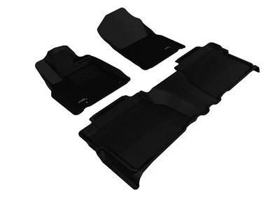 3D MAXpider For TOYOTA TUNDRA 2012-2013 DOUBLE CAB KAGU BLACK R1 R2 - Image 1 of 4