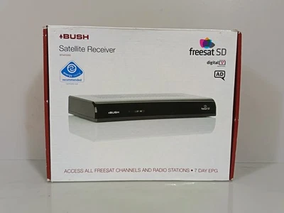 Bush BFSAT02SD Freesat SD Digital Satellite TV Receiver+ Unit only-Fully working - Image 1 of 4