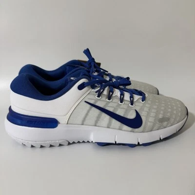 Nike Hombres Talla 11 (ANCHO) Gratis Golf NN Zapatos 'White Game Royal' FQ7875-400 NUEVO Foto 1 de 4