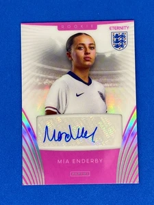 Mia Enderby Panini Eternity Lionesses Auto numbered /20 Football Rookie Card - Picture 1 of 2