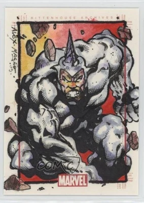 2010 70 Years of Marvel Comics SketchaFEX 1/1 Alex Magno Auto Sketch i1f - Image 1 of 3