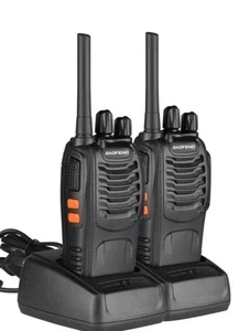 2 Pack Baofeng BF-888S Walkie Talkie 2 Two Way Radio Handheld Long Range FRS - Picture 1 of 4